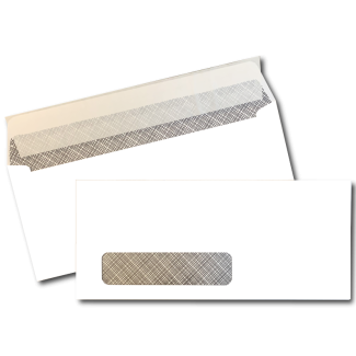 No. 10 Security Tint Peel and Seal Window Envelope