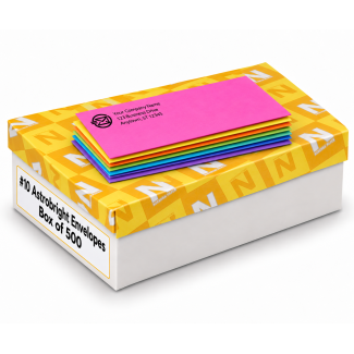 Printed Astrobright Envelopes Starting at $74.95 for 500 Printed Astrobright Envelopes Starting at $74.95 for 500